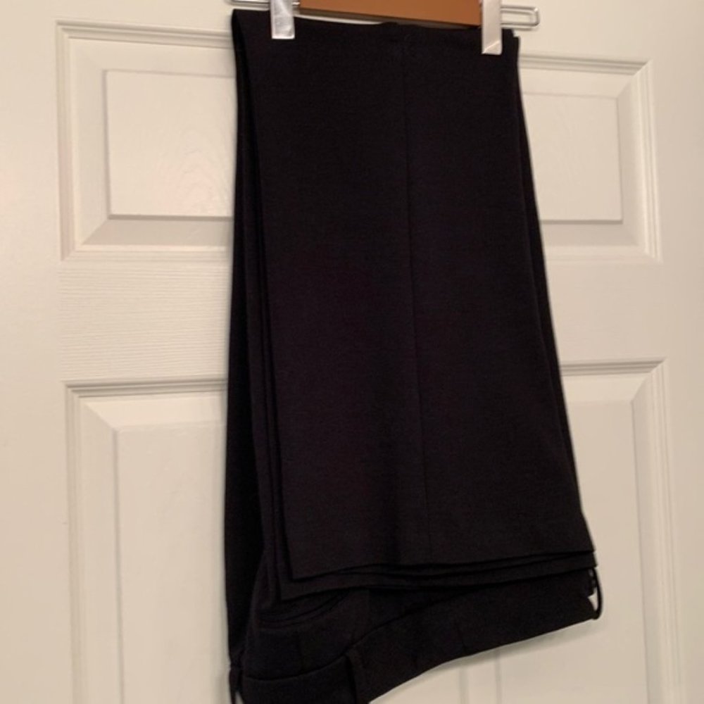 Black Trousers Wide Straigt Leg sz 16